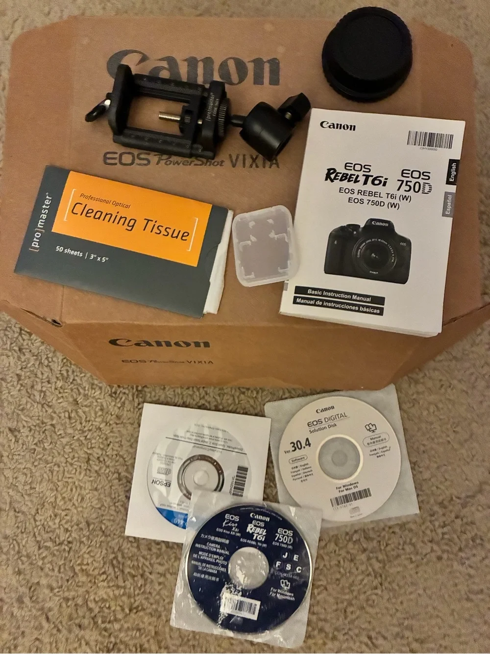 Camera -Crossbody Bag - lens - Storage card - tri pod mount - 2 battery recharge